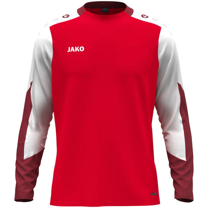 JAKO Longsleeve Dynamic – Rot (vorne)