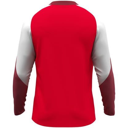 JAKO Longsleeve Dynamic – Rot (hinten)
