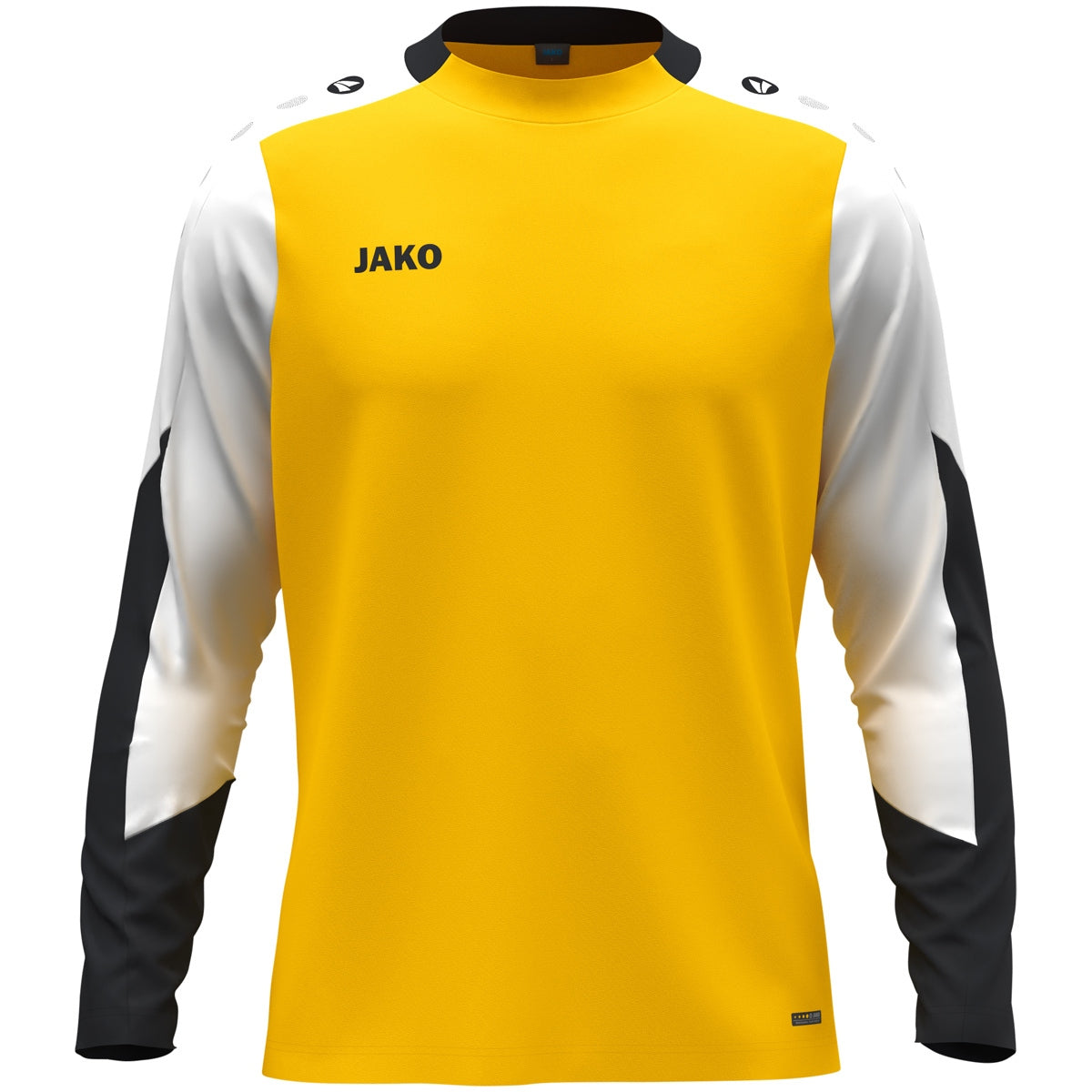 JAKO Longsleeve Dynamic – Gelb (vorne)