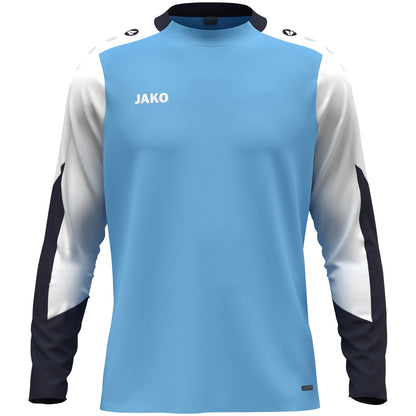 JAKO Longsleeve Dynamic – Blau (431) (vorne)