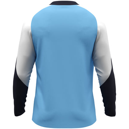JAKO Longsleeve Dynamic – Blau (431) (hinten)