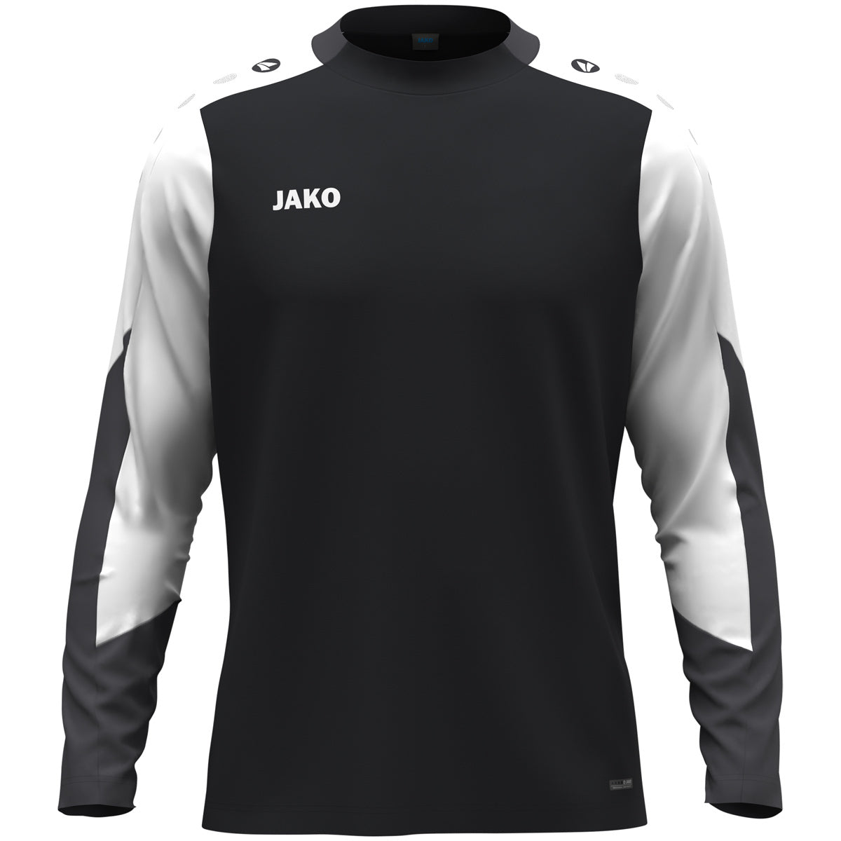 JAKO Longsleeve Dynamic – Schwarz (vorne)