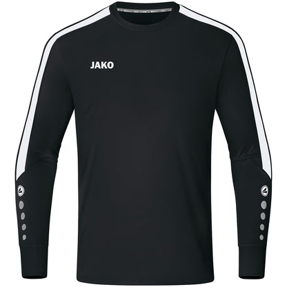 JAKO Torwart-Trikot Power – Schwarz (vorne)