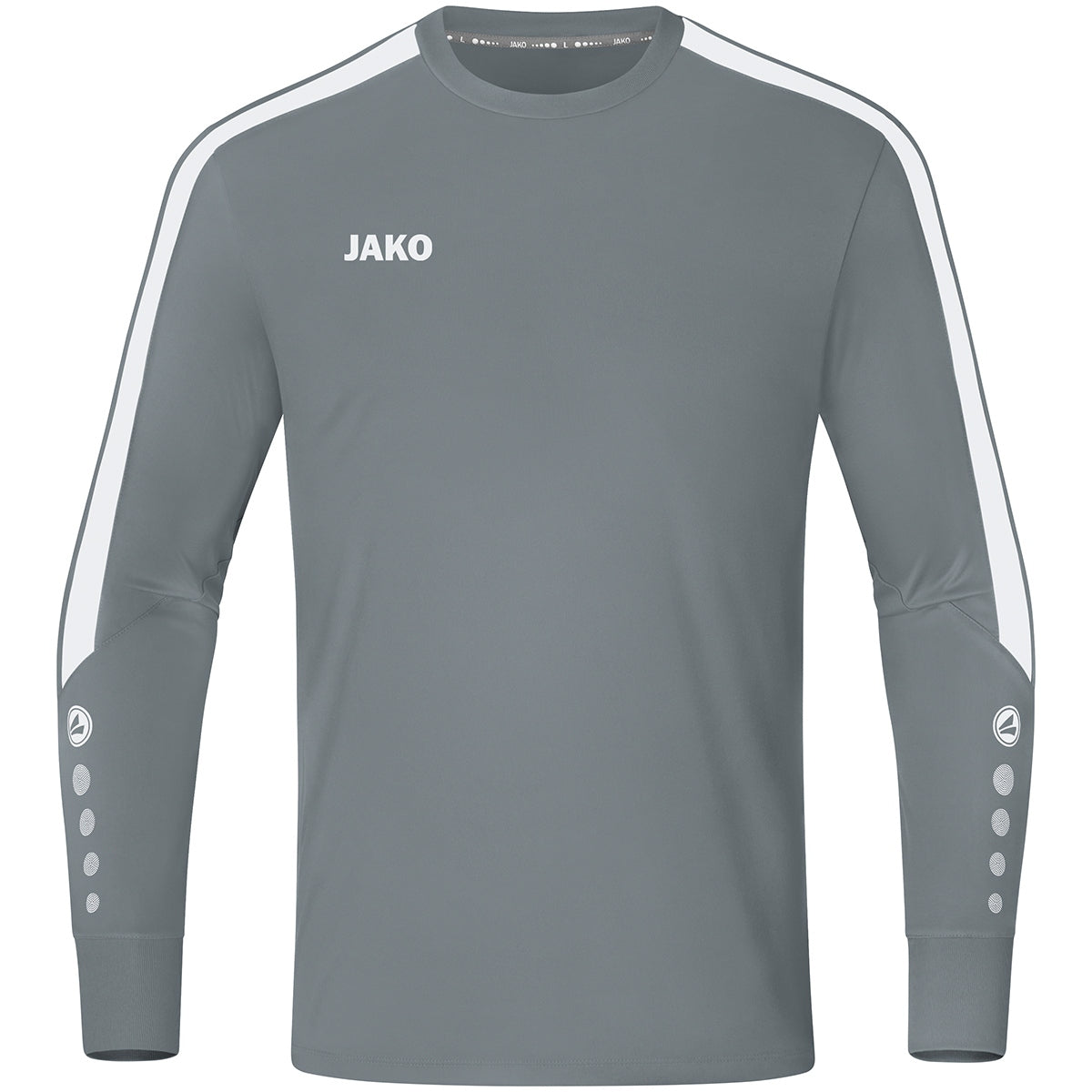JAKO Torwart-Trikot Power – Grau (vorne)
