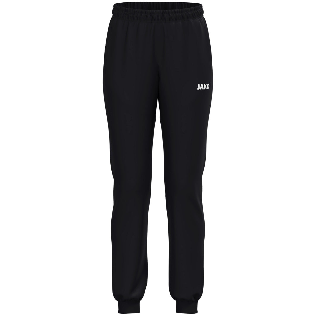 JAKO Polyesterhose One Damen Kurzgrößen – Schwarz (vorne)