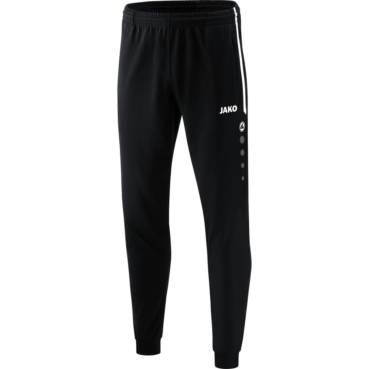 JAKO Polyesterhose Competition 2.0 – Schwarz (08) (vorne)