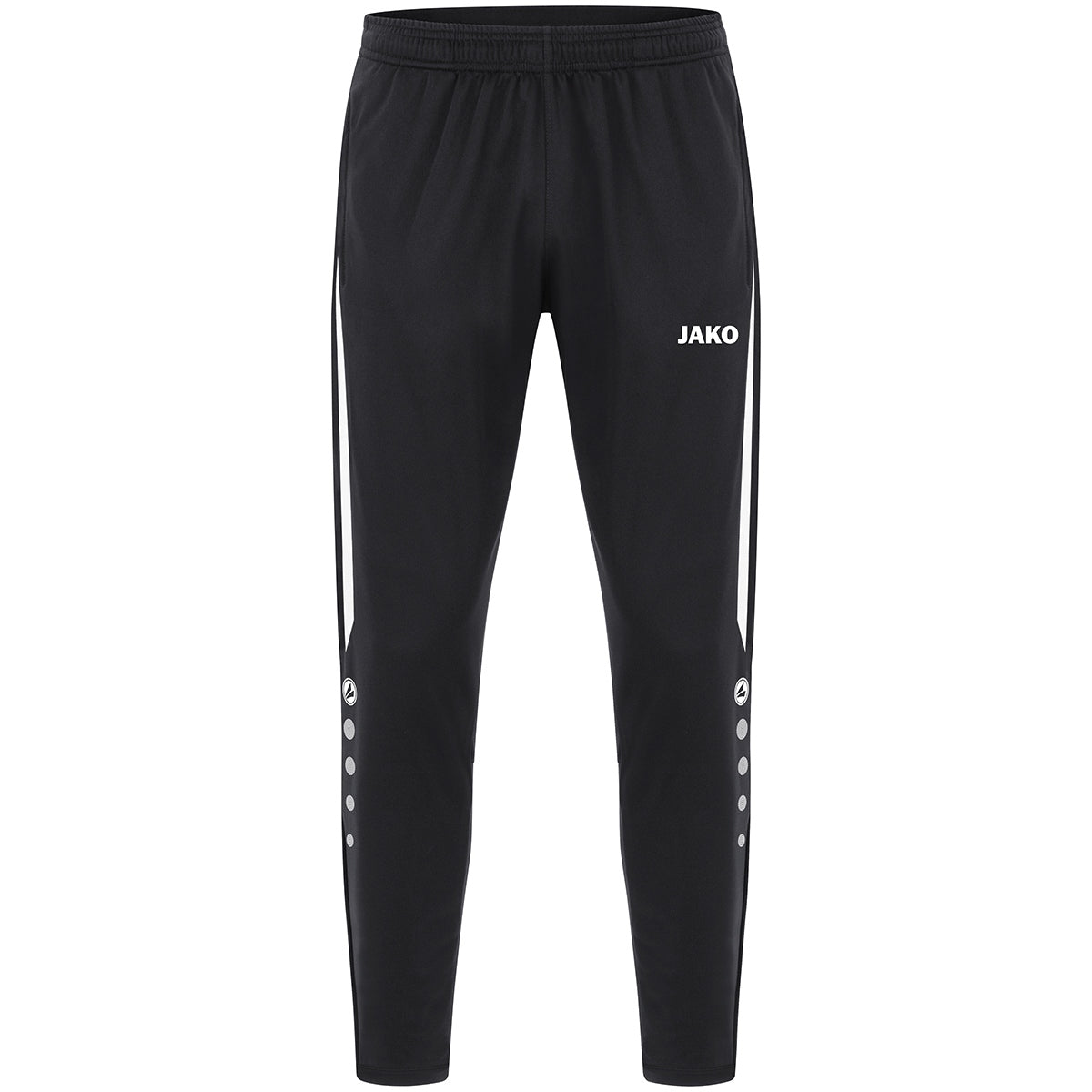 JAKO Polyesterhose Power – Schwarz (802) (vorne)
