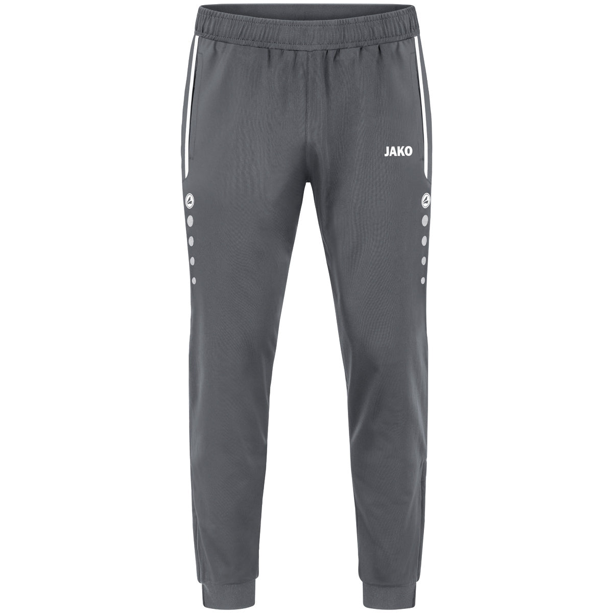 JAKO Polyesterhose Allround – Grau (vorne)