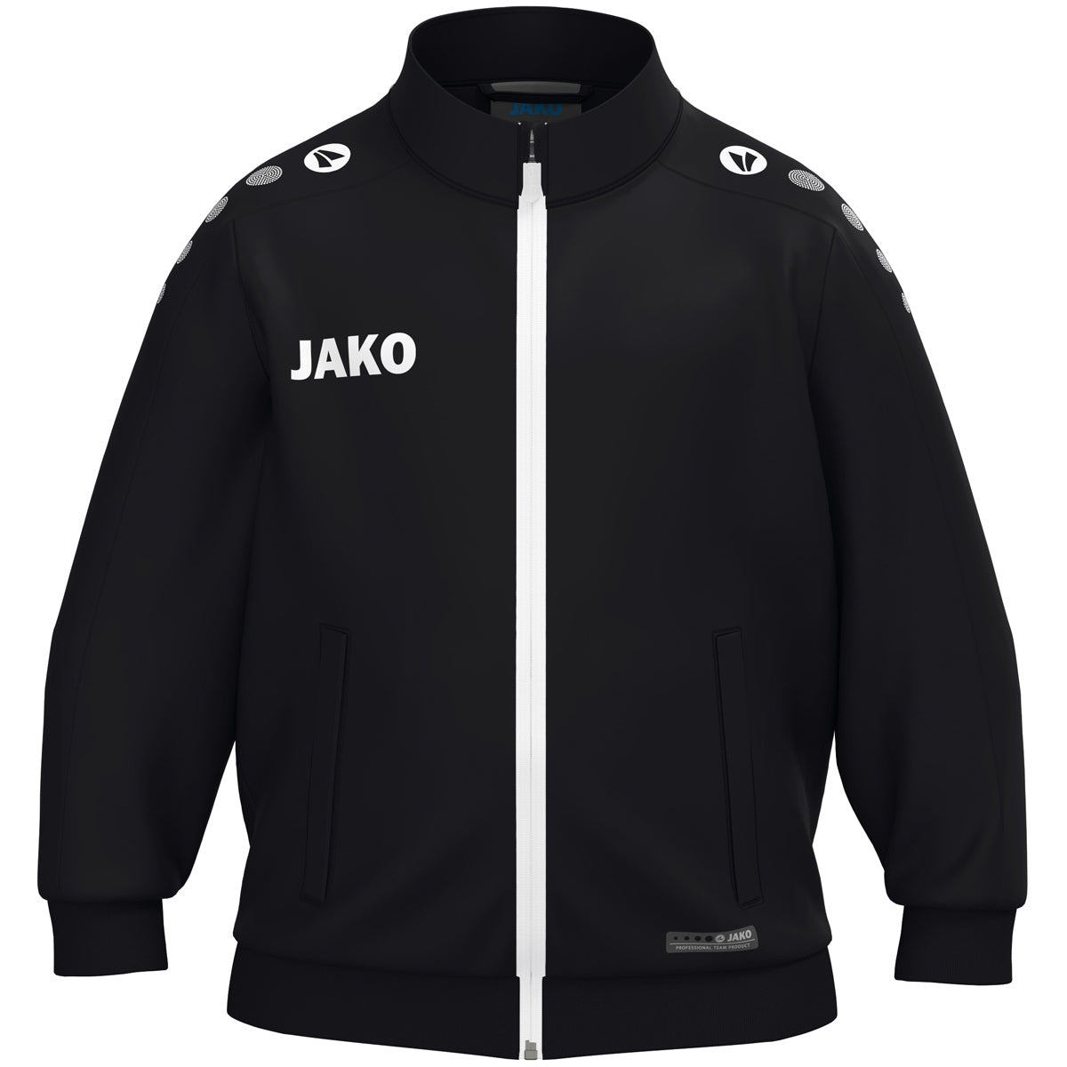JAKO Polyesterjacke One Bambini – Schwarz (vorne)