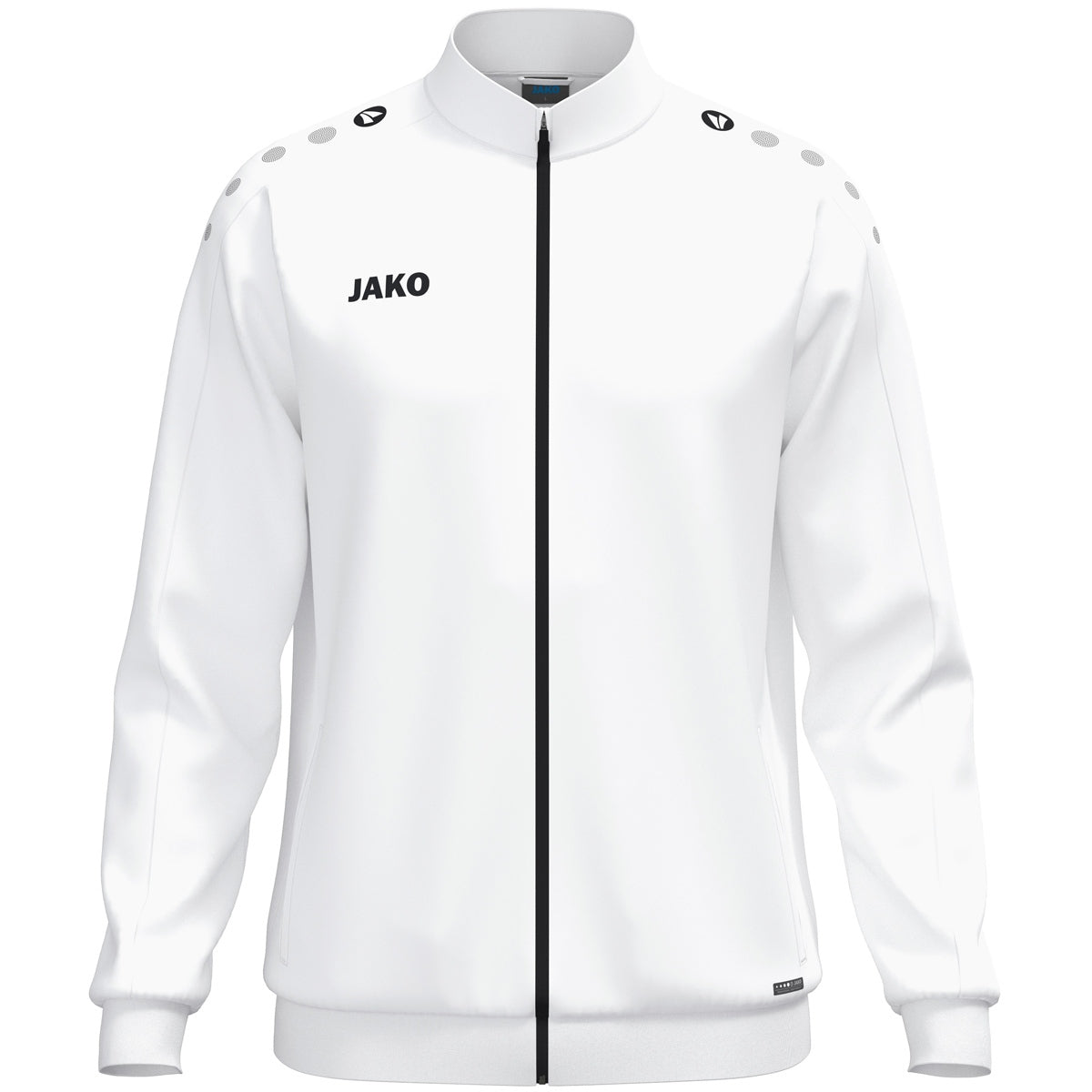 JAKO Polyesterjacke One – Weiß (vorne)