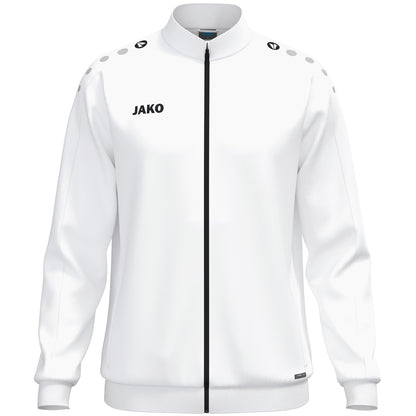 JAKO Polyesterjacke One – Weiß (vorne)