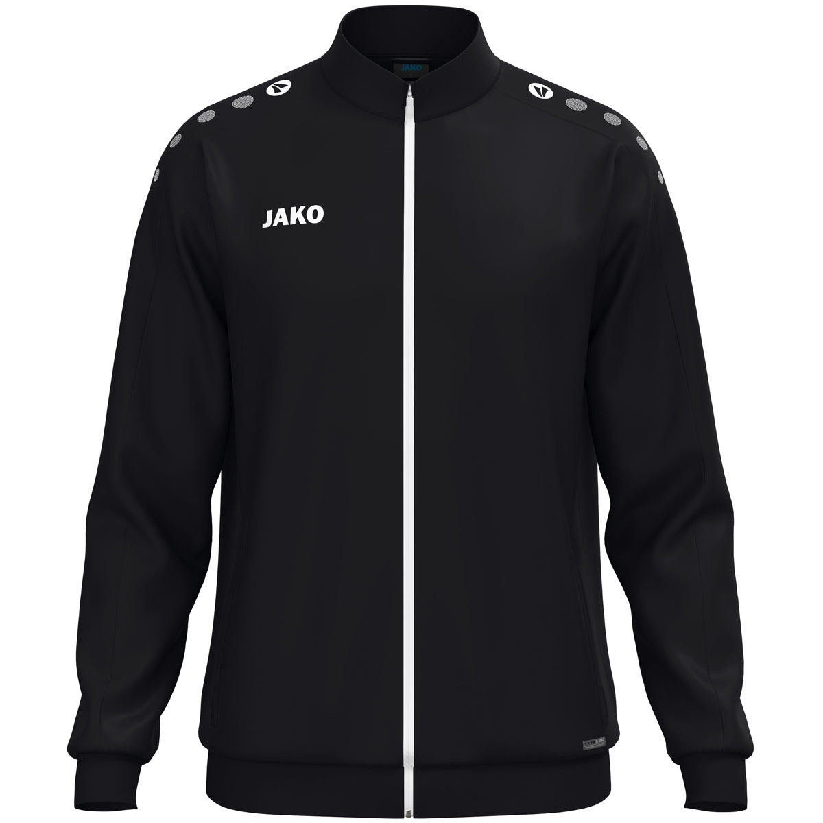 JAKO Polyesterjacke One – Schwarz (vorne)