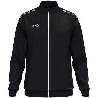 JAKO Polyesterjacke One – Schwarz (vorne)