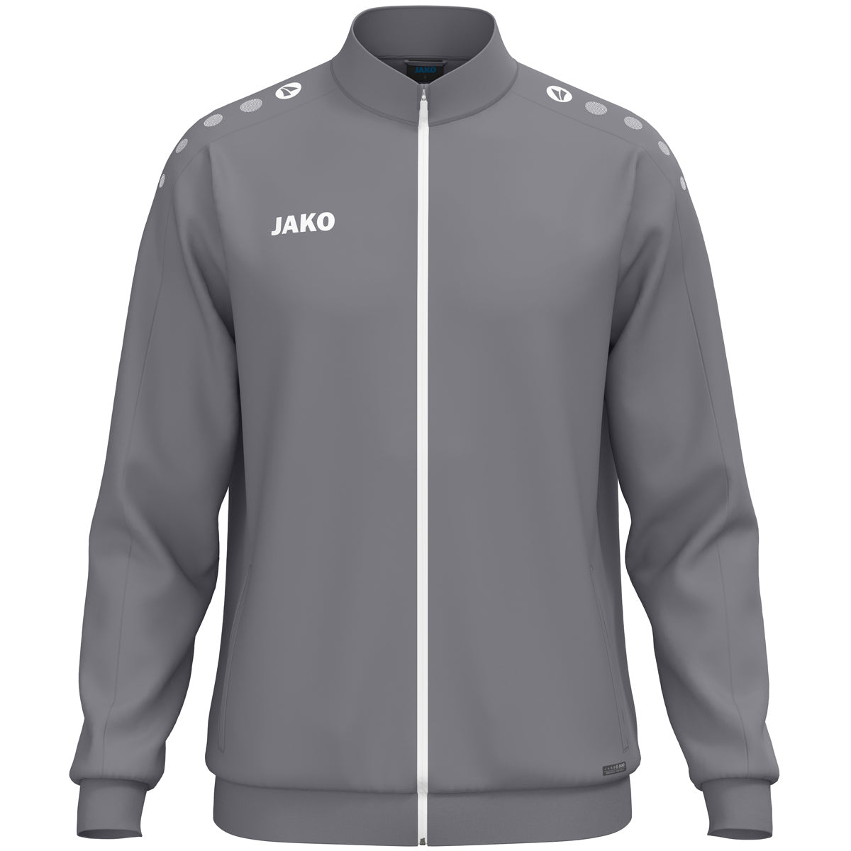 JAKO Polyesterjacke One – Grau (vorne)