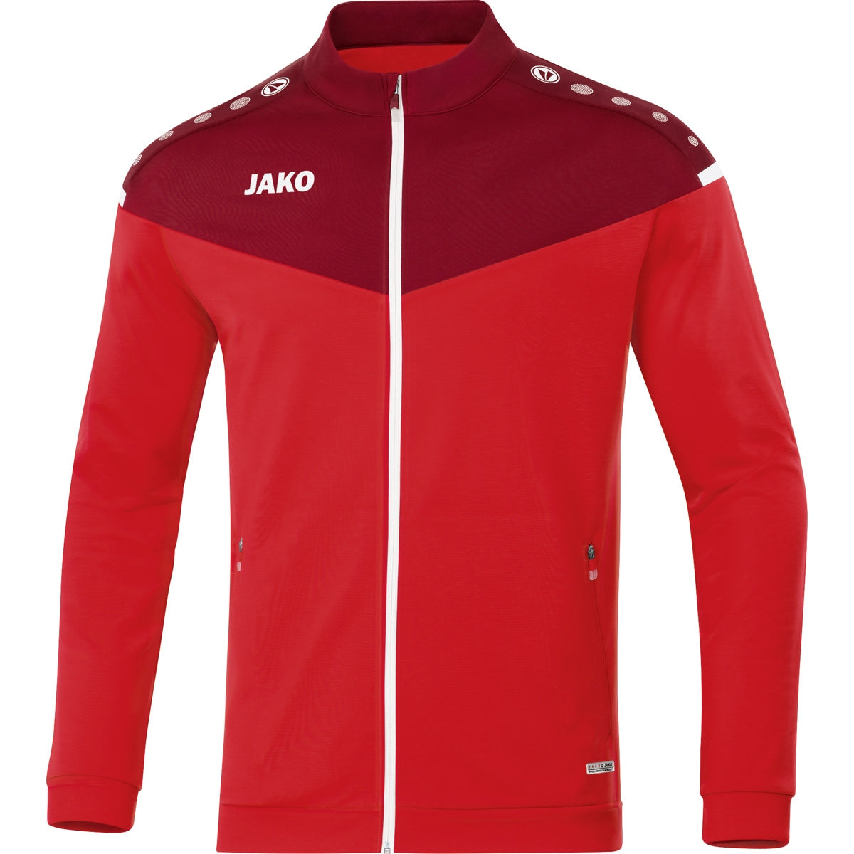 JAKO Polyesterjacke Champ 2.0 – Rot (vorne)
