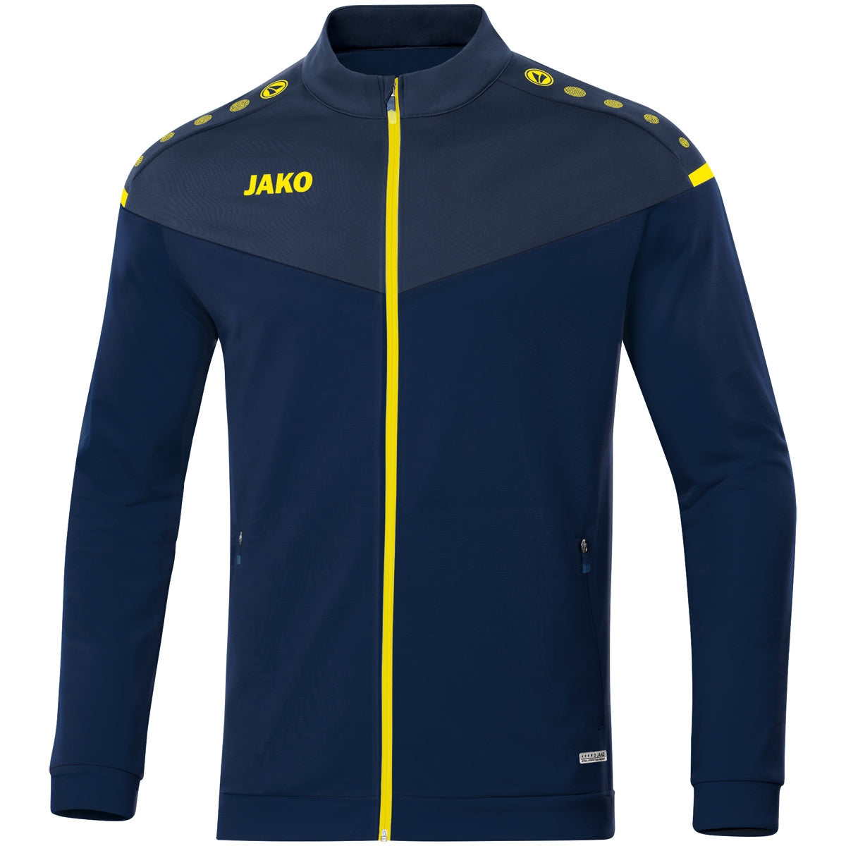 JAKO Polyesterjacke Champ 2.0 – Blau (vorne)