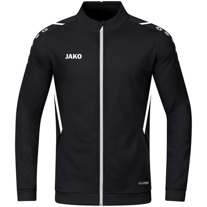 JAKO Polyesterjacke Challenge – Schwarz (802) (vorne)