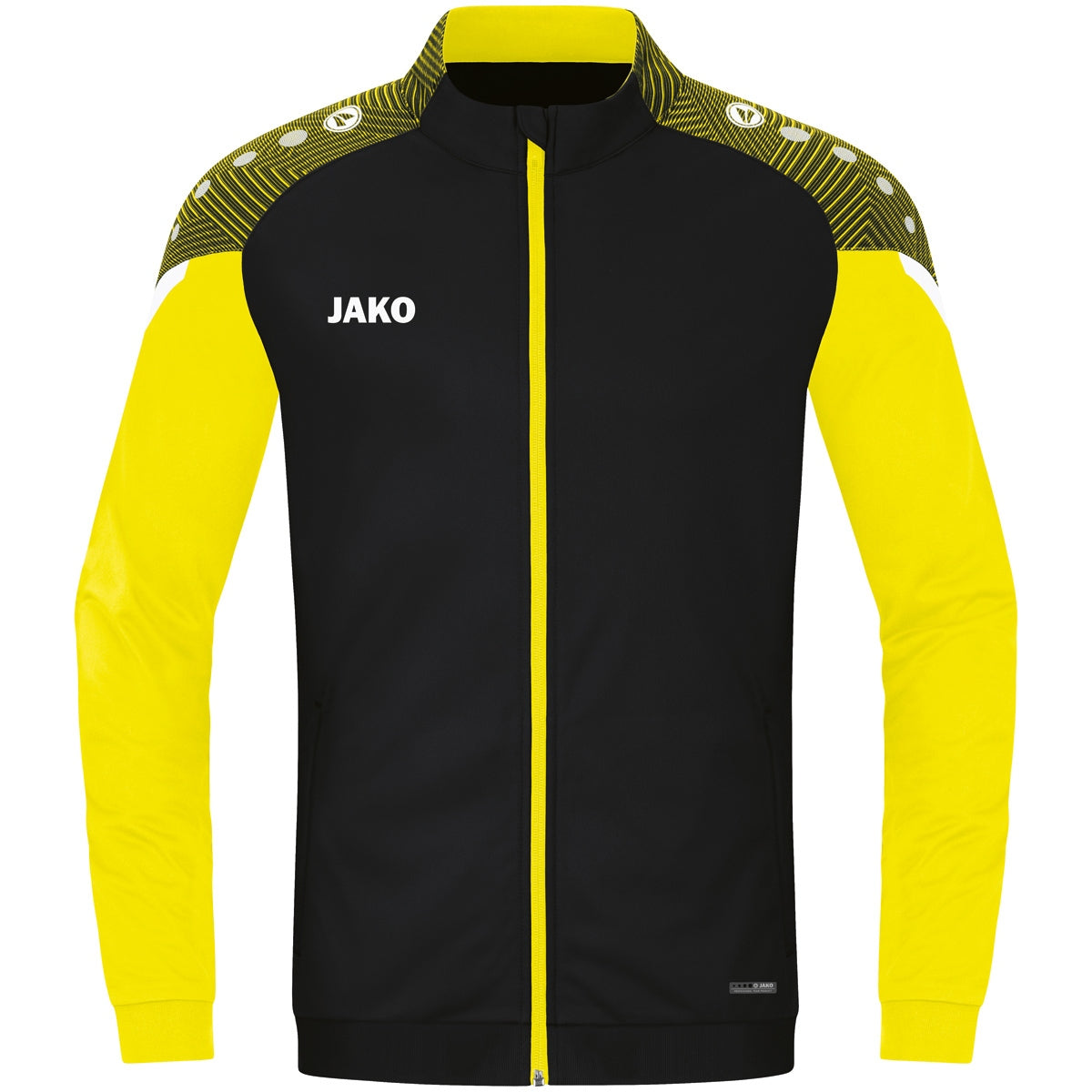 JAKO Polyesterjacke Performance – Schwarz (vorne)