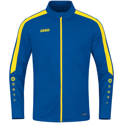 JAKO Polyesterjacke Power – Blau (404) (vorne)
