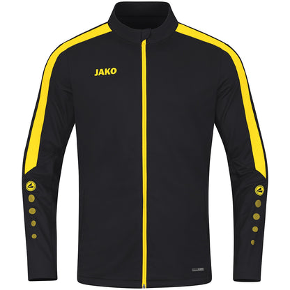 JAKO Polyesterjacke Power – Schwarz (803) (vorne)