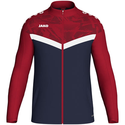 JAKO Polyesterjacke Iconic – Blau (901) (vorne)