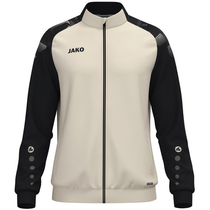 JAKO Polyesterjacke Sonic – Weiß (035) (vorne)
