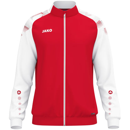 JAKO Polyesterjacke Sonic – Rot (vorne)
