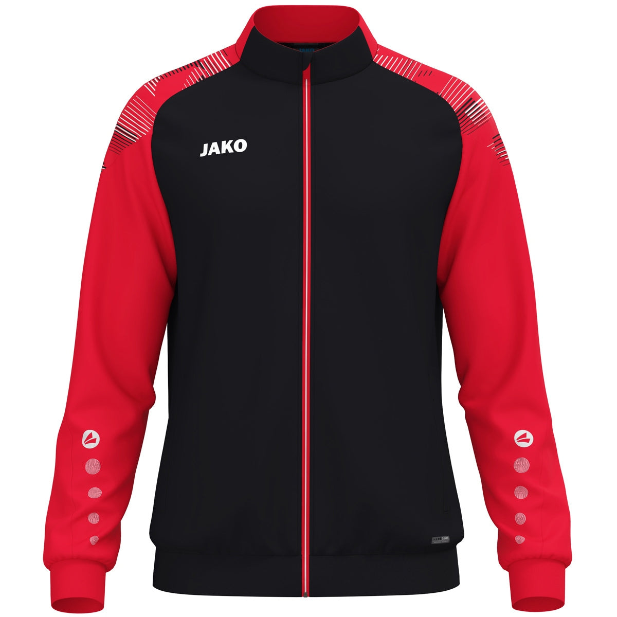 JAKO Polyesterjacke Sonic – Schwarz (812) (vorne)