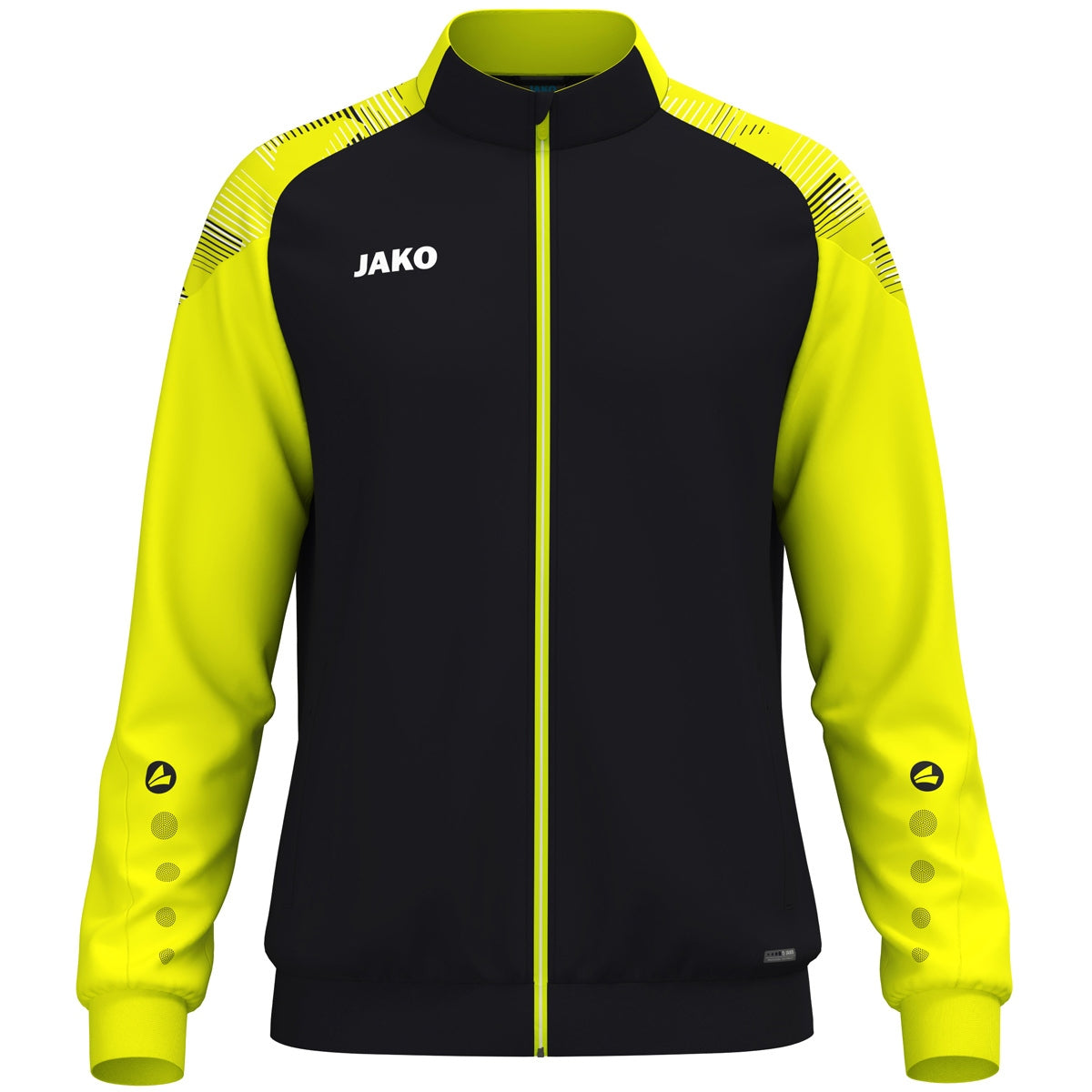 JAKO Polyesterjacke Sonic – Schwarz (819) (vorne)