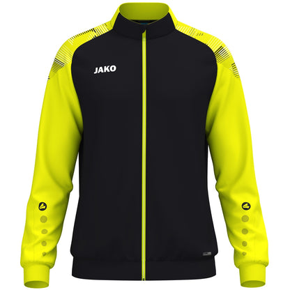 JAKO Polyesterjacke Sonic – Schwarz (819) (vorne)