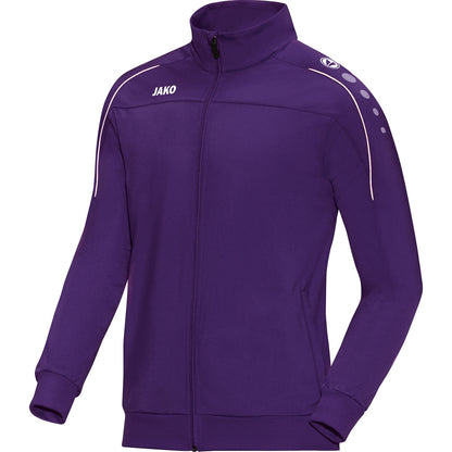 JAKO Polyesterjacke Classico – Lila (vorne)