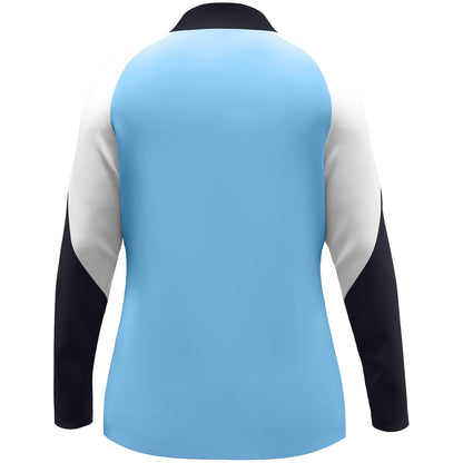 JAKO Polyesterjacke Dynamic Damen – Blau (431) (hinten)