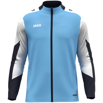 JAKO Polyesterjacke Dynamic – Blau (431) (vorne)