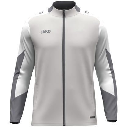 JAKO Polyesterjacke Dynamic – Grau (vorne)