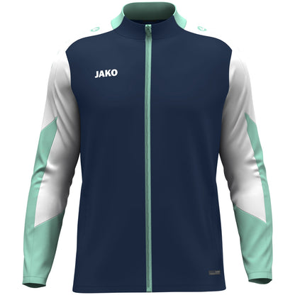 JAKO Polyesterjacke Dynamic – Blau (915) (vorne)