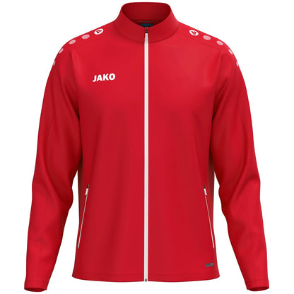 JAKO Freizeitjacke One – Rot (100) (vorne)
