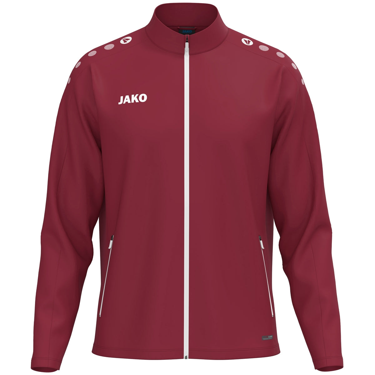 JAKO Freizeitjacke One – Rot (155) (vorne)