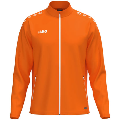 JAKO Freizeitjacke One – Orange (vorne)