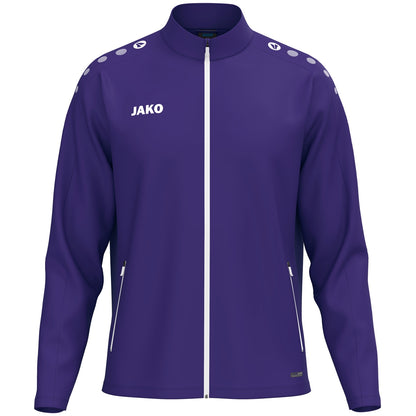 JAKO Freizeitjacke One – Lila (vorne)