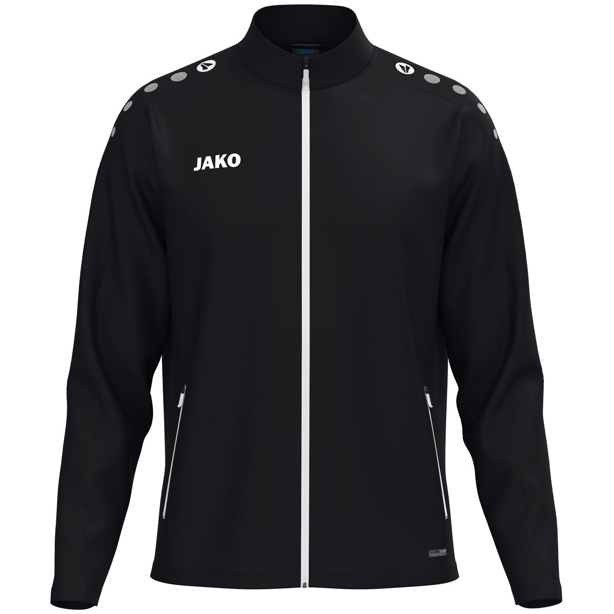 JAKO Freizeitjacke One – Schwarz (vorne)