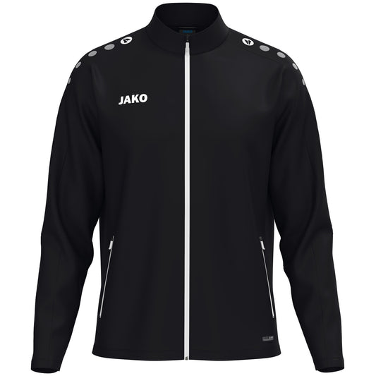 JAKO Freizeitjacke One – Schwarz (vorne)