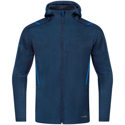 JAKO Freizeitjacke Challenge mit Kapuze – Blau (511) (vorne)