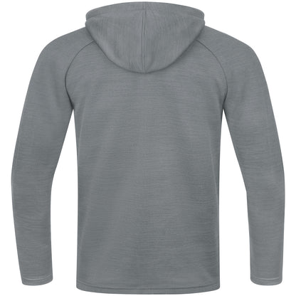 JAKO Freizeitjacke Challenge mit Kapuze – Grau (531) (hinten)