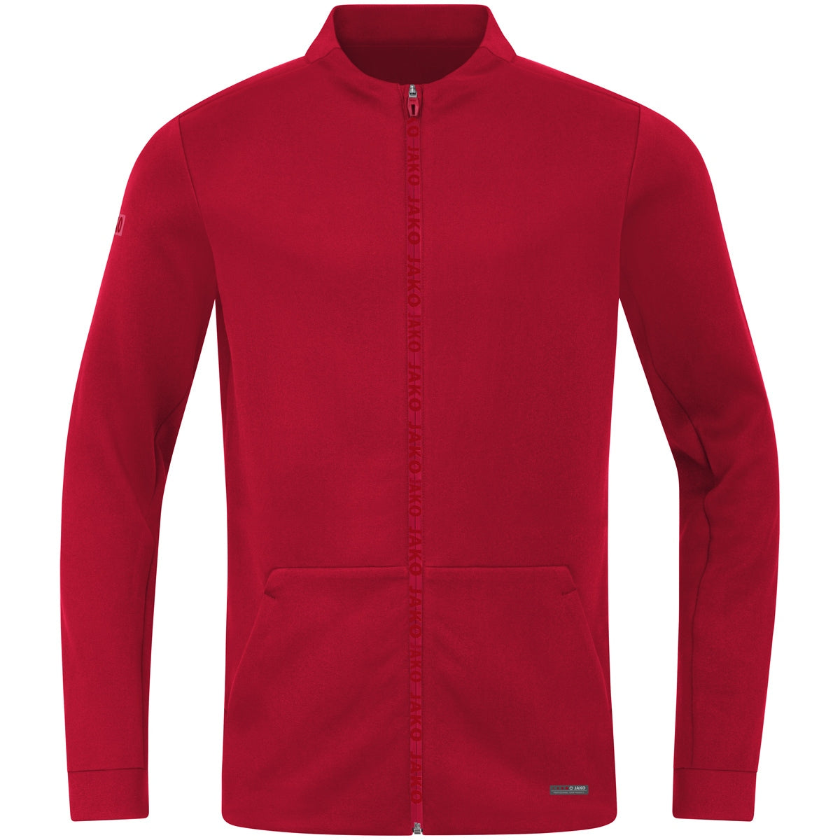 JAKO Jacke Pro Casual – Rot (vorne)