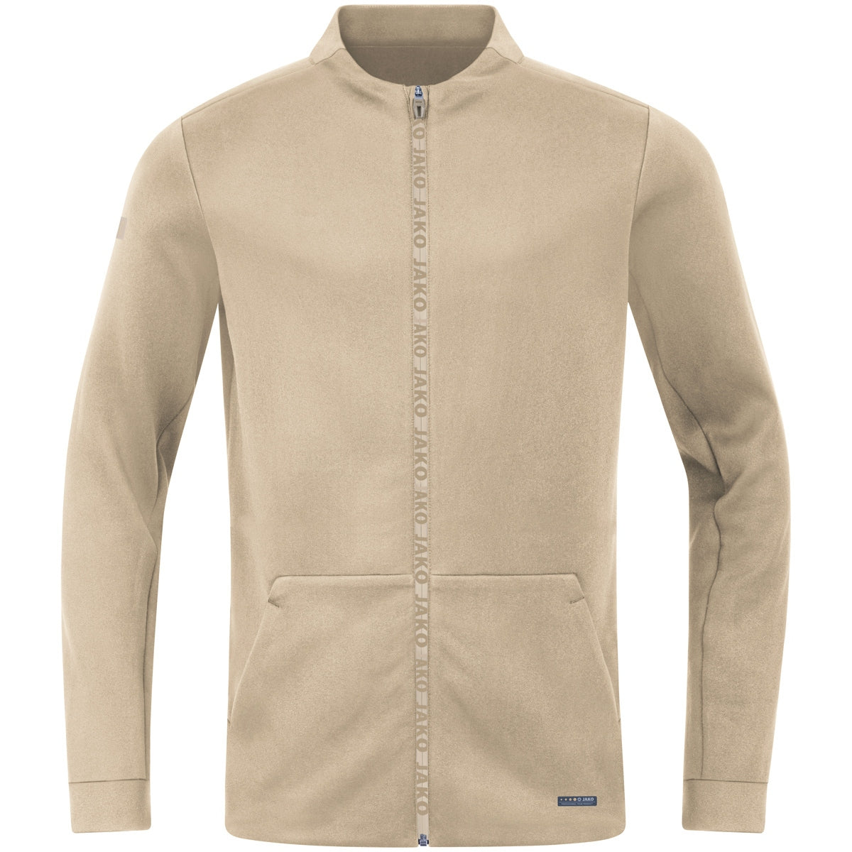 JAKO Jacke Pro Casual – Beige (vorne)
