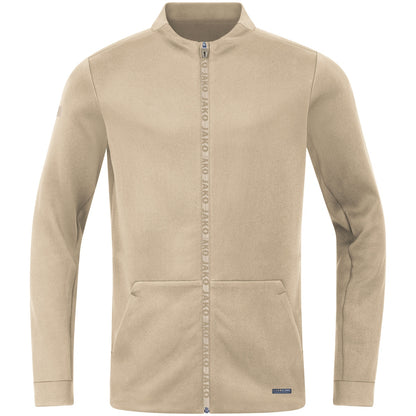 JAKO Jacke Pro Casual – Beige (vorne)