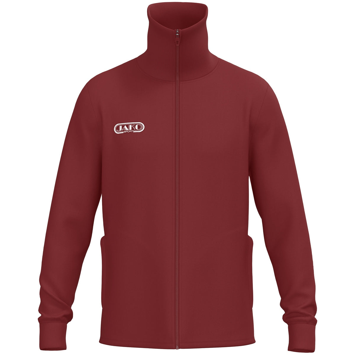 JAKO Tracksuit Jacke Wardrobe – Rot (vorne)