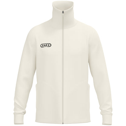 JAKO Tracksuit Jacke Wardrobe – Weiß (vorne)