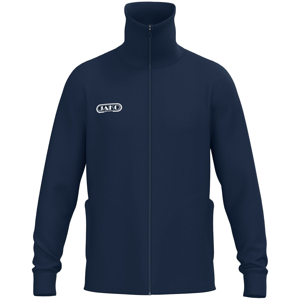JAKO Tracksuit Jacke Wardrobe – Blau (vorne)