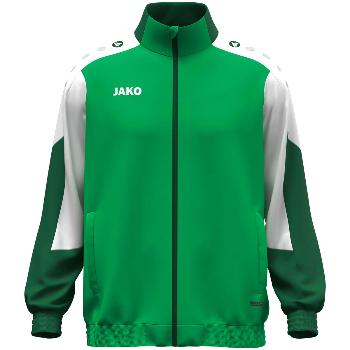JAKO Webjacke Dynamic – Grün (vorne)